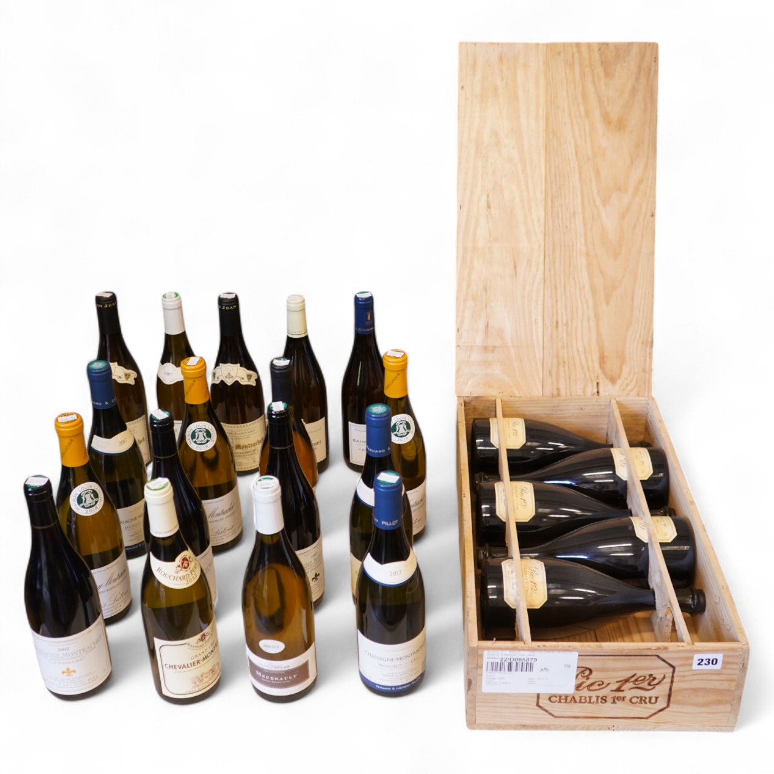 A mixed parcel of Burgundy wine